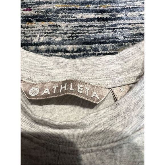 Athleta NWT Apres Ruched Dress Grey Heather size S - Picture 4 of 9